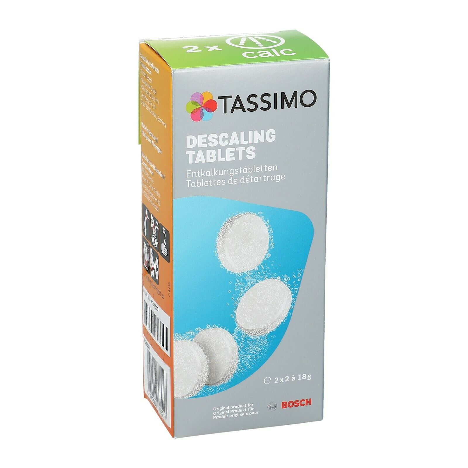Tassimo Descaling Tablets Genuine Bosch x 2 for Coffee Machines